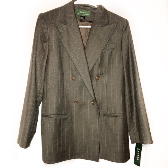 Lauren Ralph Lauren Jackets & Blazers - Lauren Ralph Lauren oversized pinstripe woolblazer